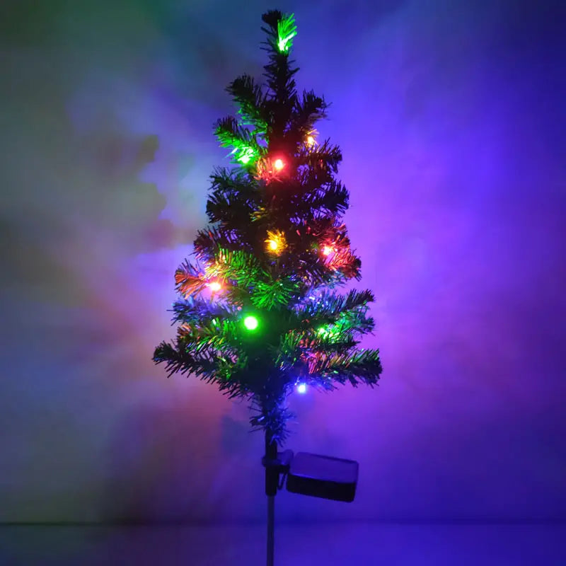 Solar Glow: Eco-Friendly Christmas Tree LED Lights