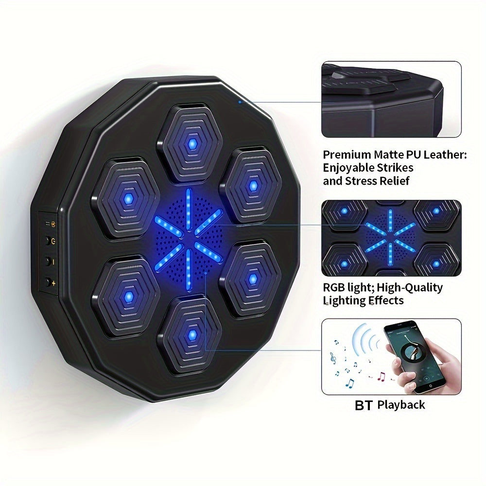 Smart Wall-Mounted Boxing Trainer with Gloves