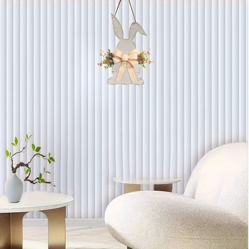 Rabbit Shaped Butterfly Wooden Holiday Hanging Decoration