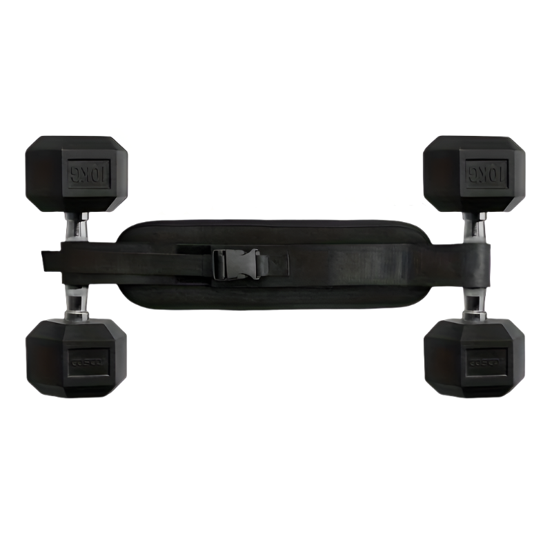 Weighted Waist Trainer Belt - Adjustable Resistance(Black)