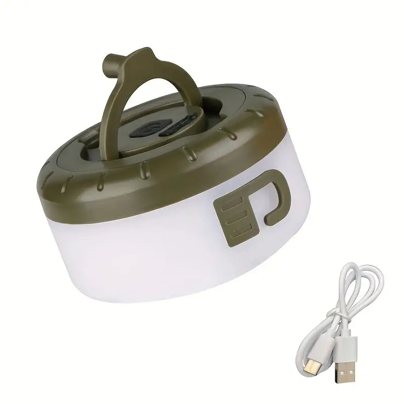 Portable Camping String Light: 2-in-1 USB Rechargeable LED