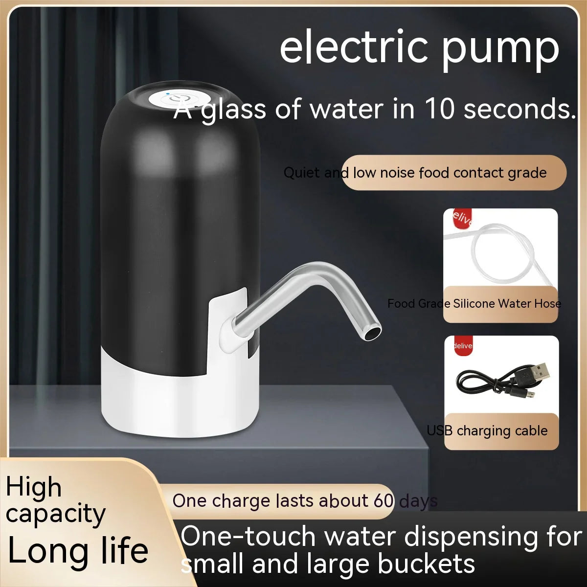 5-Gallon USB Charging Automatic Water Dispenser