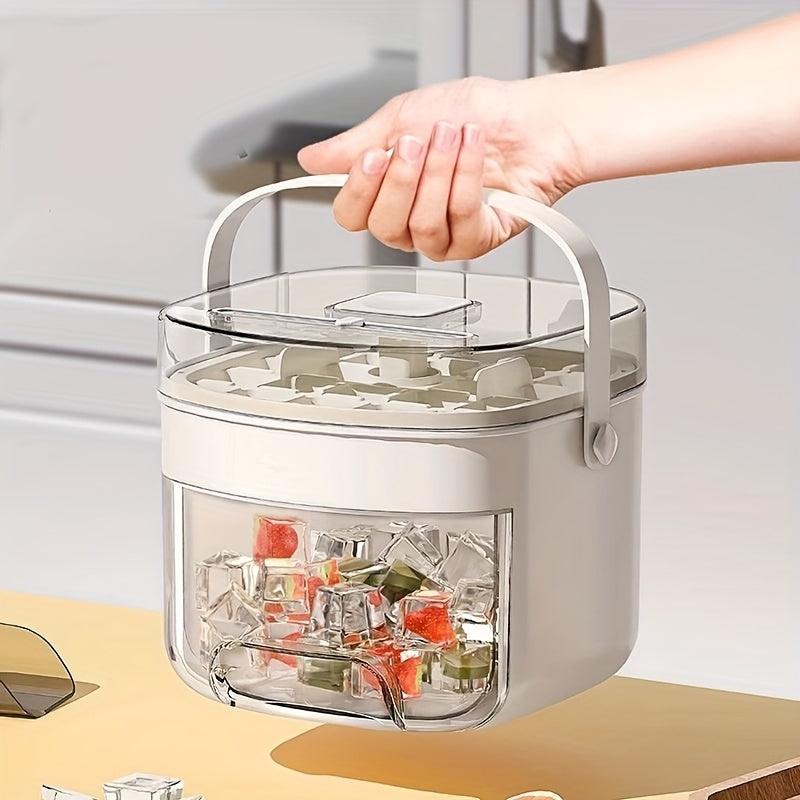 48-Grid Ice Cube Tray with Lid