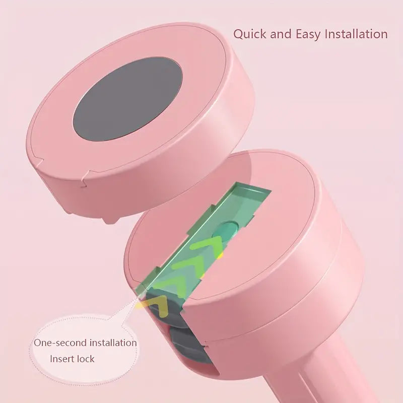 Adjustable Weighted Dumbbells Set (2-5kg/4.41-11.02lbs) - Pink