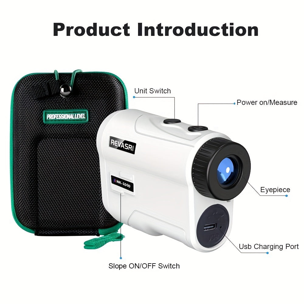 1000 Yards Golf Rangefinder with Slope & Pin Lock