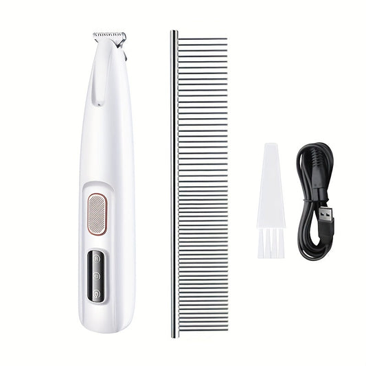 Pet Grooming Clippers with LED Light Support