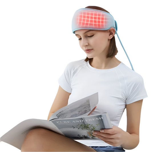 USB Rechargeable 360° Scalp Massager with Heat & Air Compression(Blue)