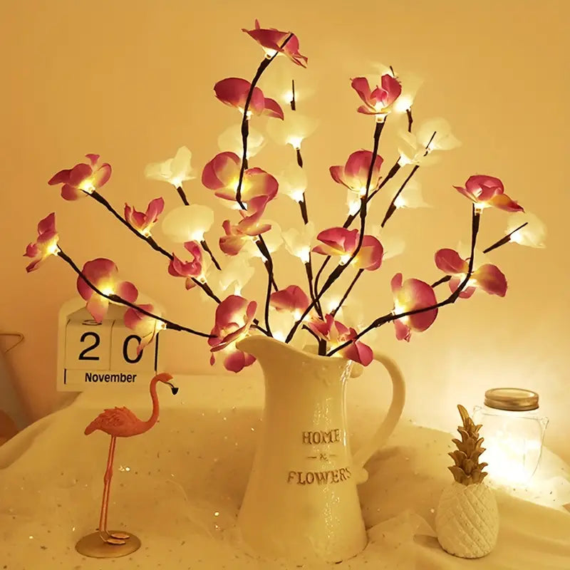 1pc-20 LED White Willow Branch Lights