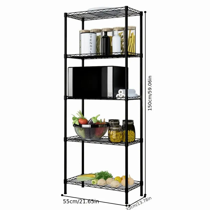 Heavy-Duty Metal Kitchen Storage Rack