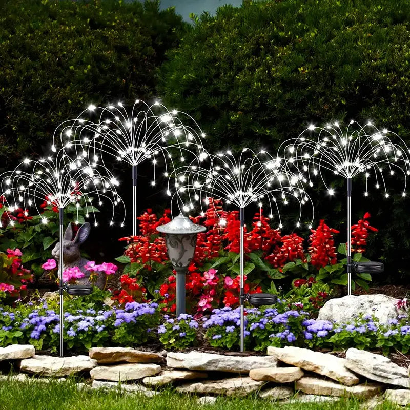 Double the Christmas Sparkle: Solar Firework Lights