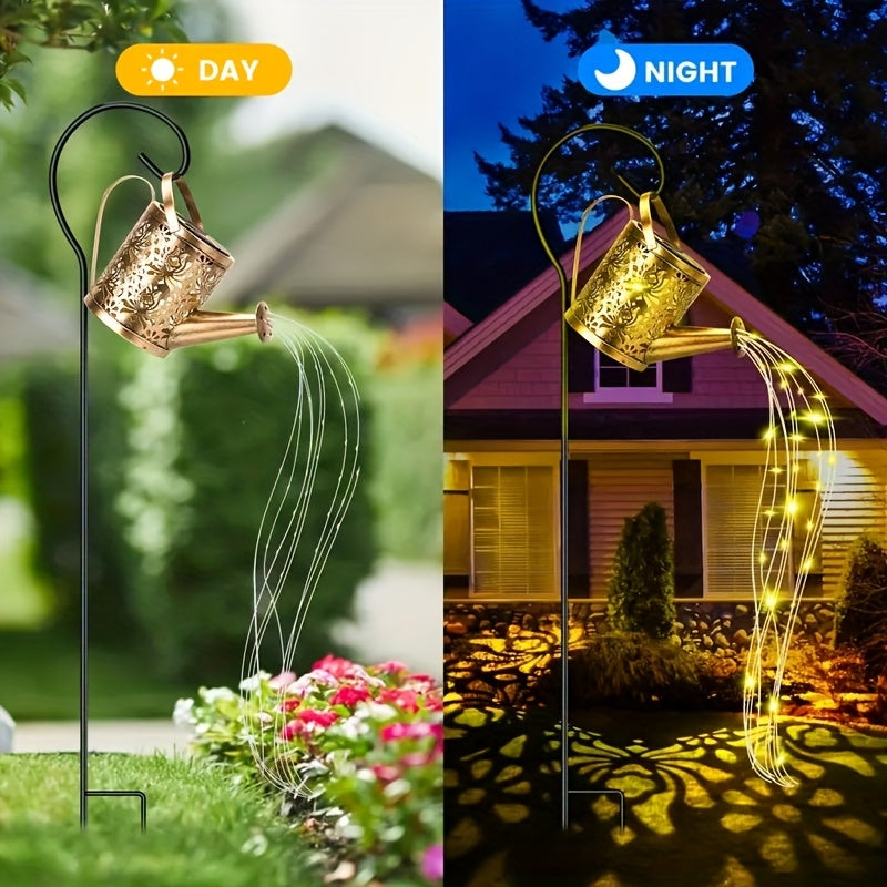 2-Function Solar Kettle Lamp Garden Light