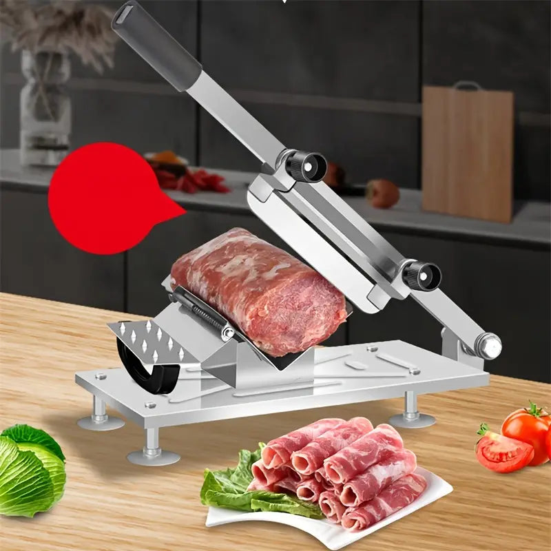 Precision Kitchen Cutting Tool - Adjustable Thickness Meat, Fruit, and Vegetable Slicer