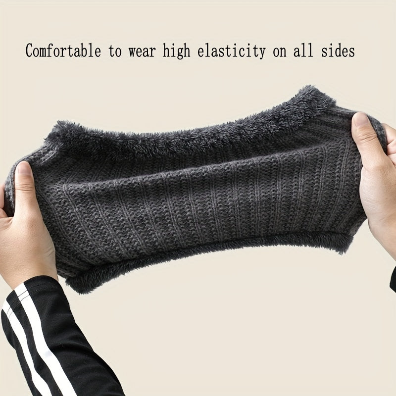 Winter Warm Knit Set for Men (4-Piece)