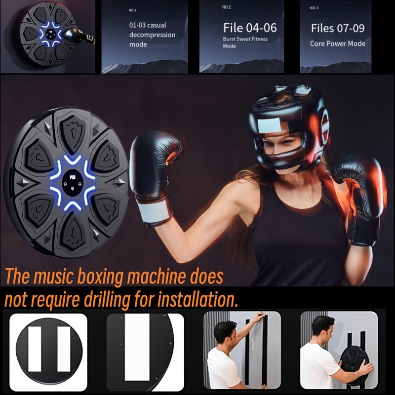 Interactive Music Boxing Machine Wall Trainer