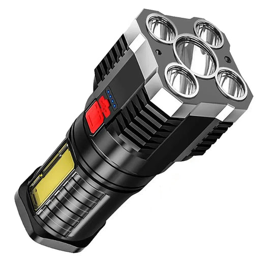 High Power Rechargeable LED Camping Flashlight