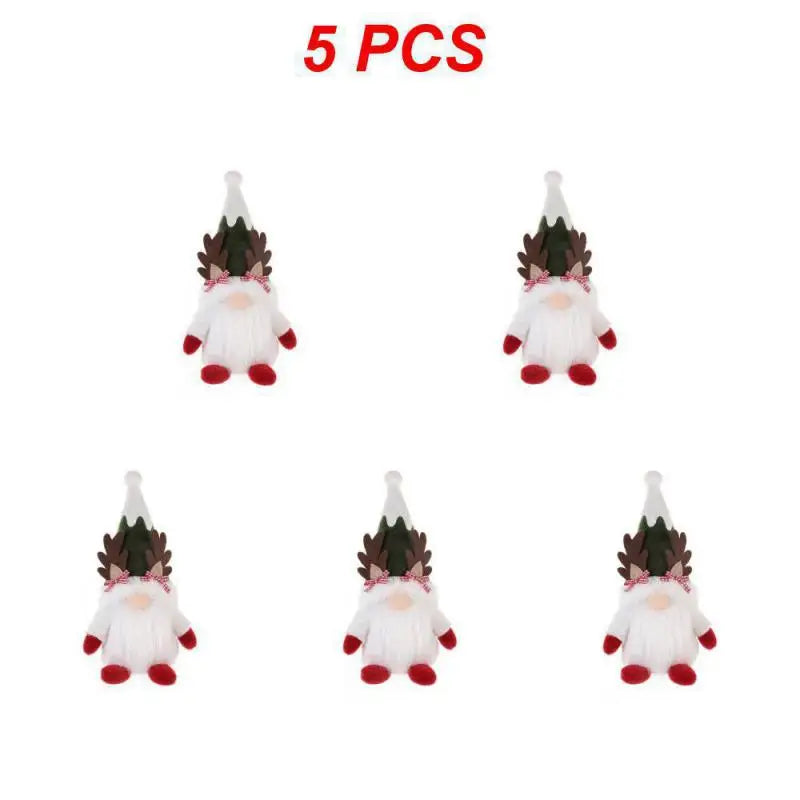 Christmas Doll Ornaments - 5PCS