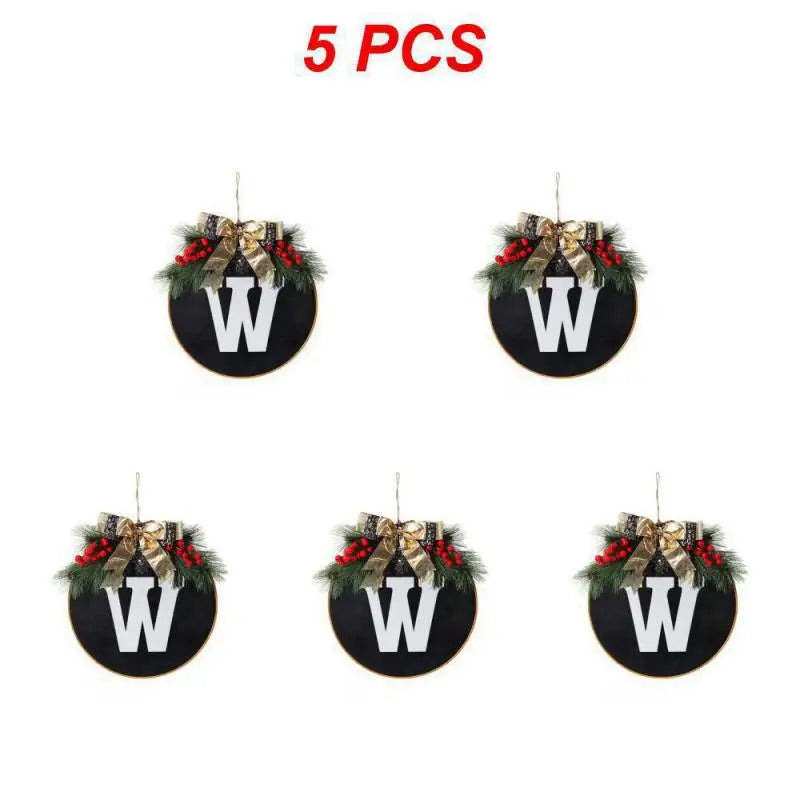 Stylish Christmas Wreath Door Hanging Decoration Set