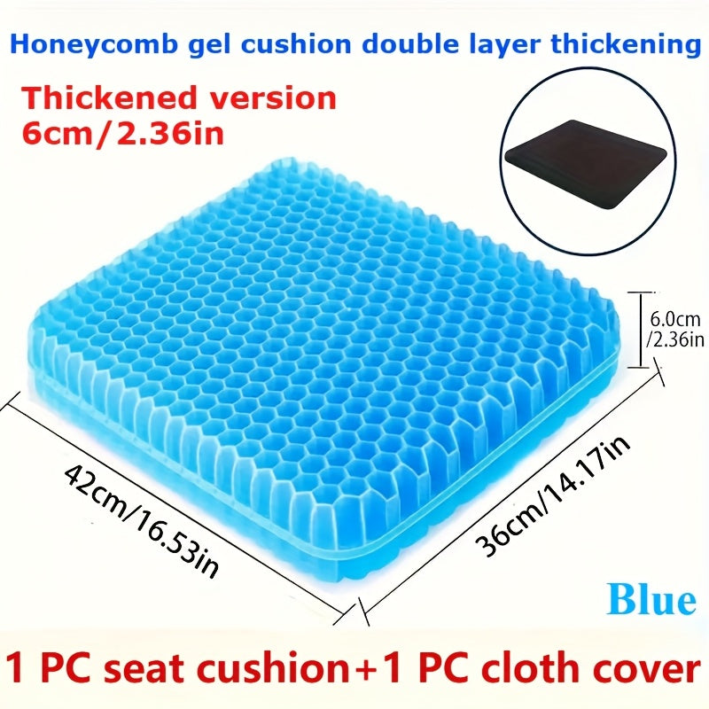 Ultra-Comfort Gel Seat Cushion for Office & Car
