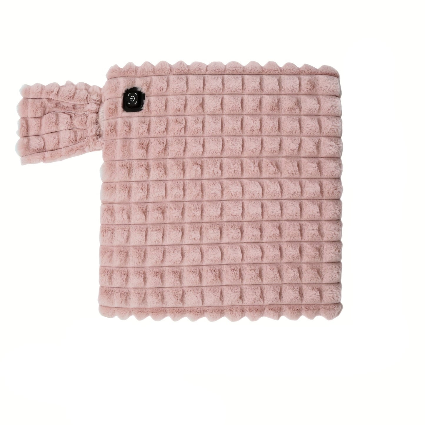 Heated Faux Fur Seat Cushion USB 3-Temp Control