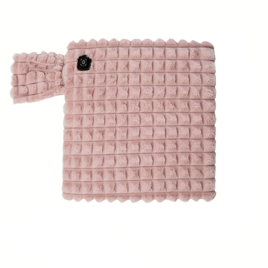 Heated Faux Fur Seat Cushion USB 3-Temp Control