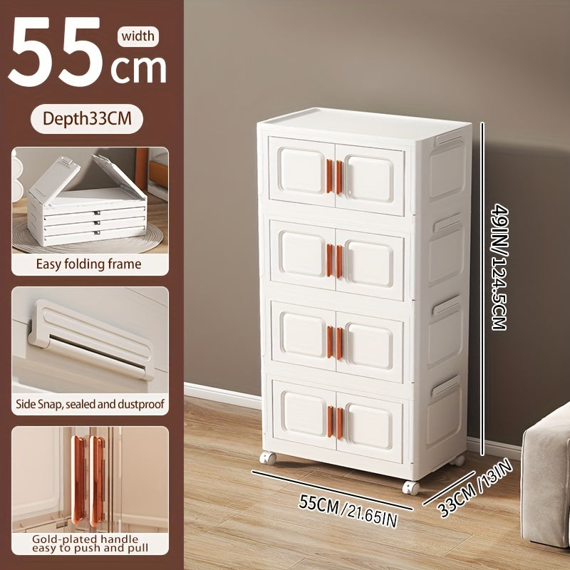 Transparent Storage Cabinet Magnetic Doors