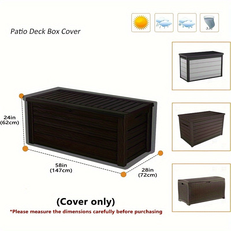 Waterproof Heavy Duty Deck Box Cover
