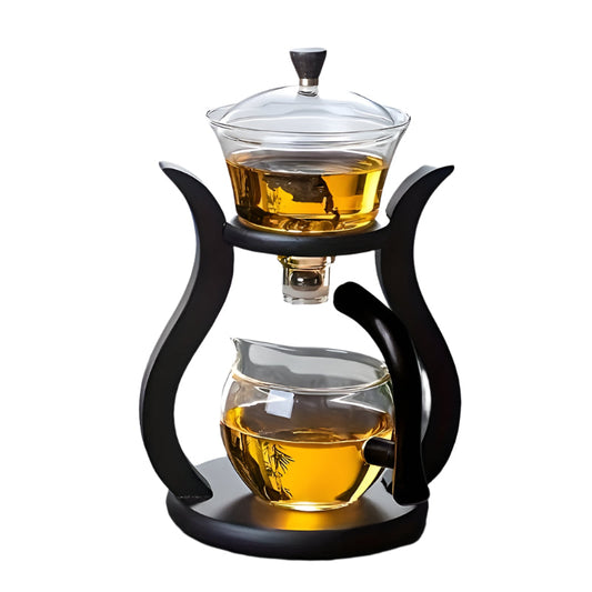 Lazy Kung Fu Glass Teapot Set with Infuser