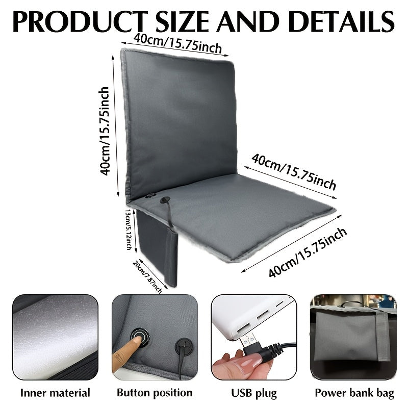 Heated USB Seat Cushion 3-Level Warmer