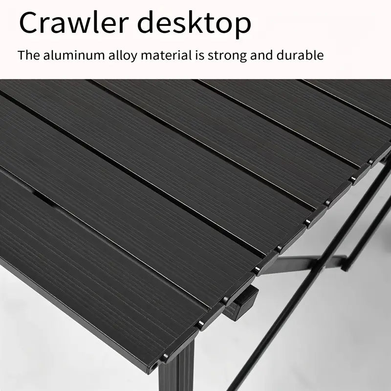 Adjustable Height Outdoor Aluminum Alloy Folding Table
