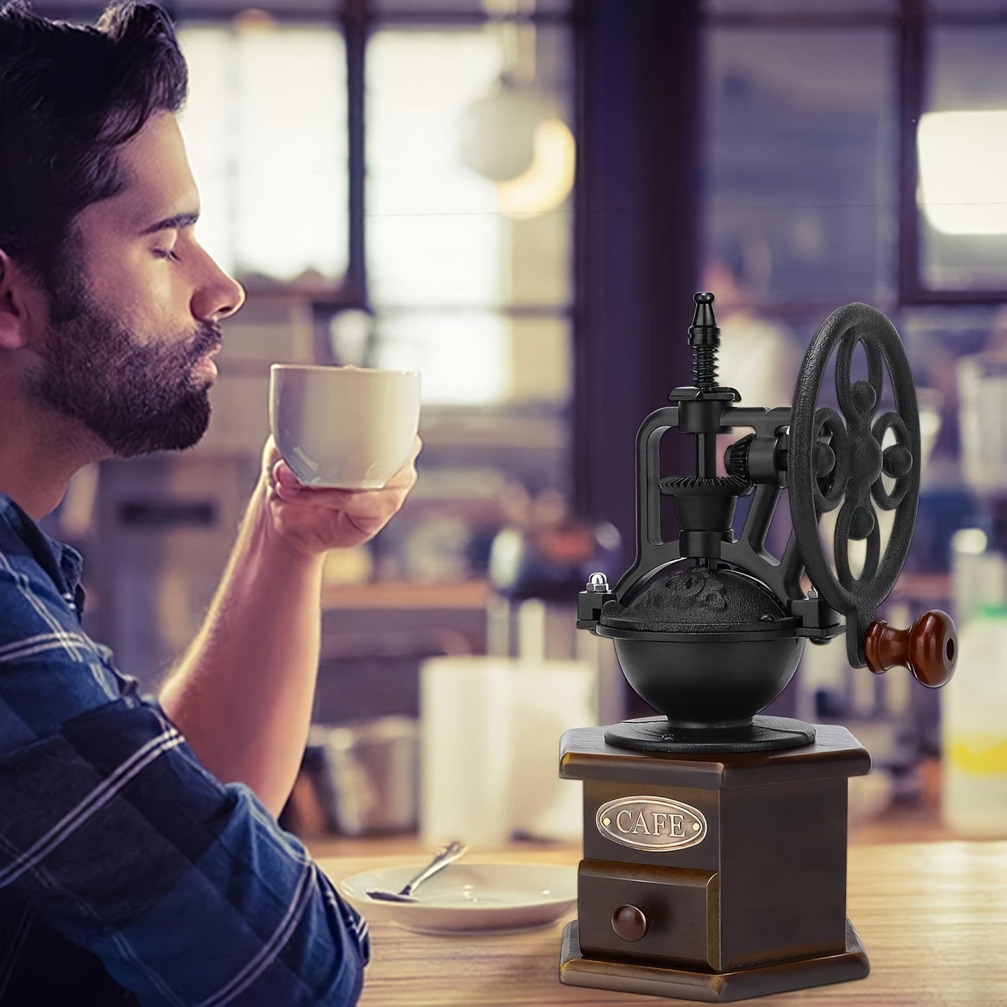 Manual Coffee Grinder Vintage Mill
