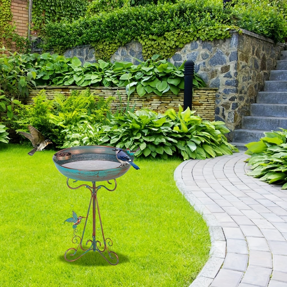 Bird Bath with Feeder Pedestal