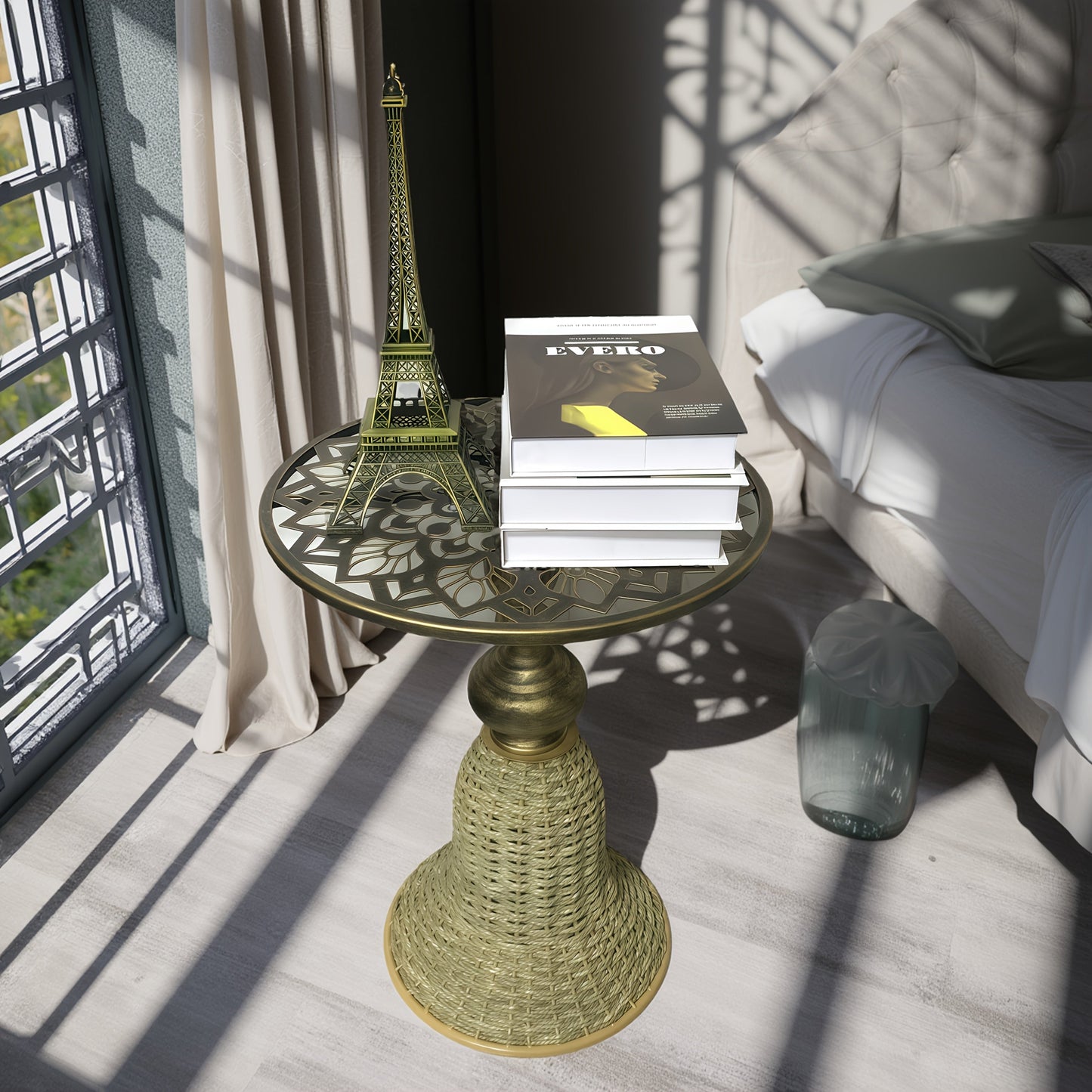 Wrought Iron Coffee Table for Living Spaces