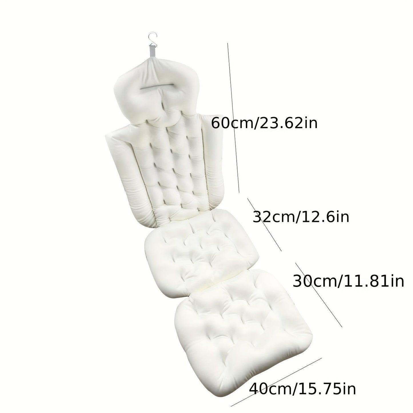Bath Pillow Mat Neck Back Support