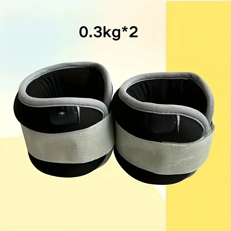 1 Pair 0.6kg Strength Training Ankle Weights - Leg Exercise Equipment