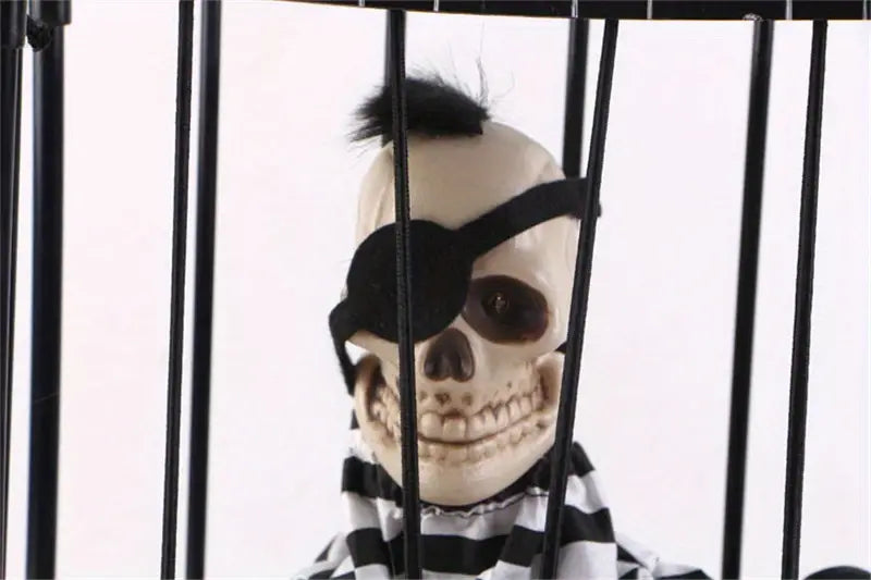 Spooked Specter Symphony: The Cage Ghost's Lament