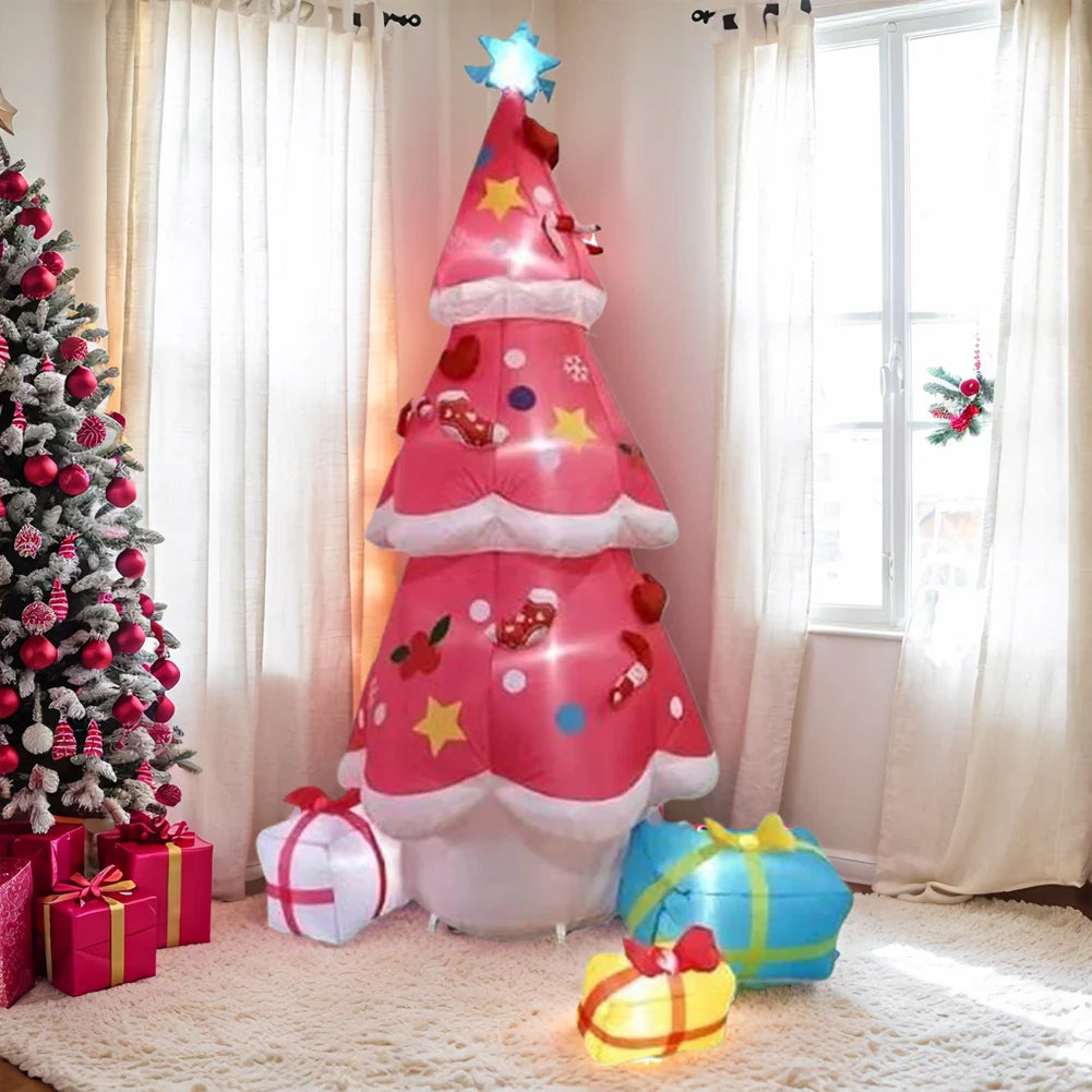 Inflatable Christmas Tree with LED Lights