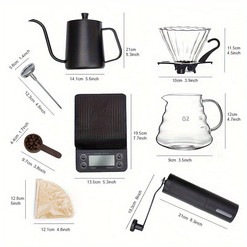 Coffee Kit Manual Gift Set (8pcs)