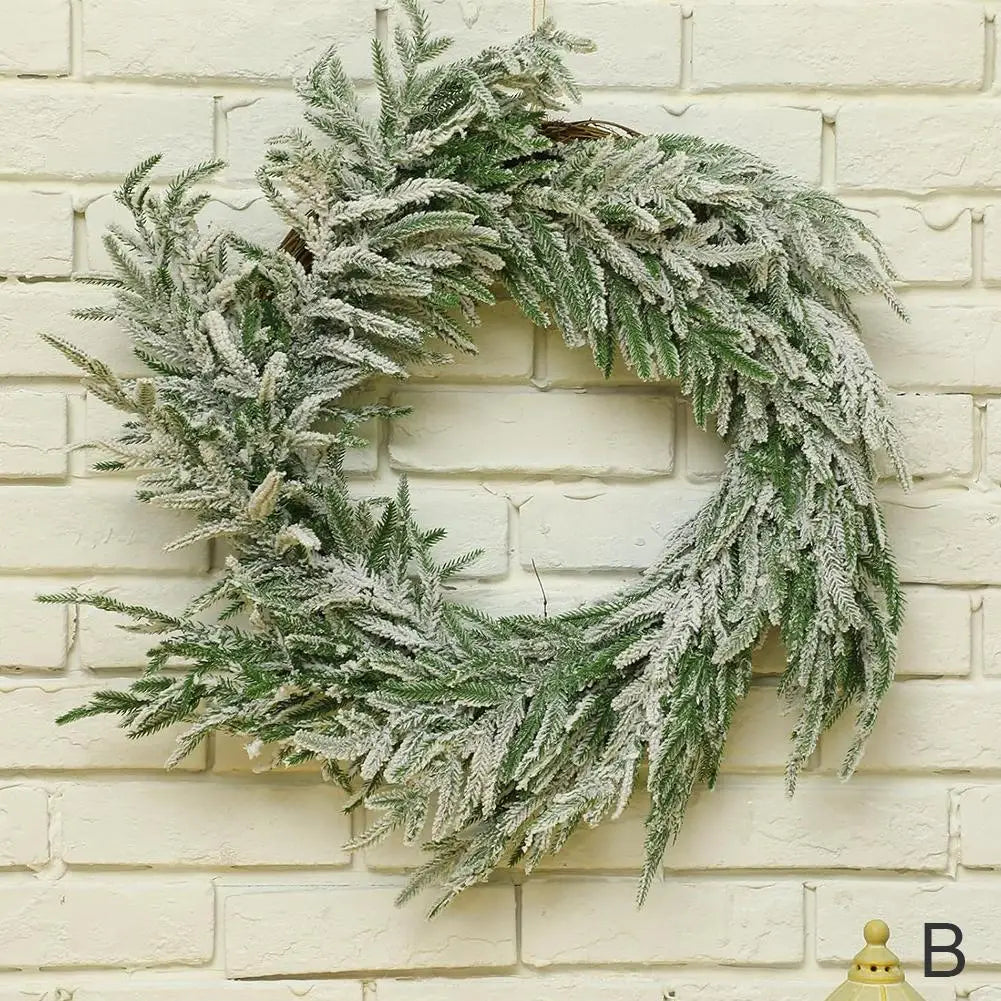 Large Christmas Pine Wreath Artificial Green Holiday Wreath