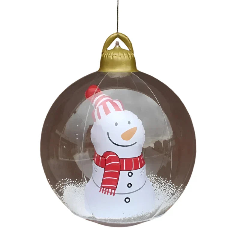 Outdoor LED Christmas Inflatable Ball Decoration