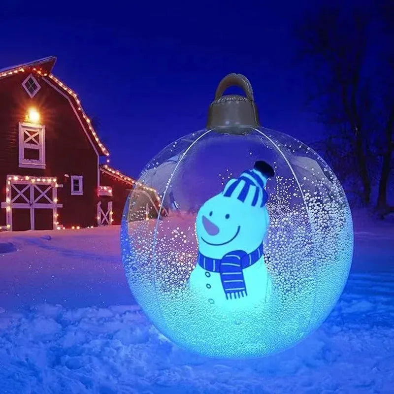 Outdoor LED Christmas Inflatable Ball Decoration