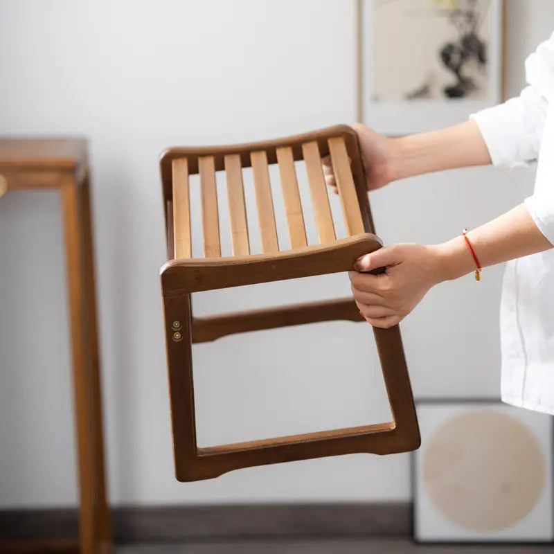 Relax in Style with the Bamboo Stool
