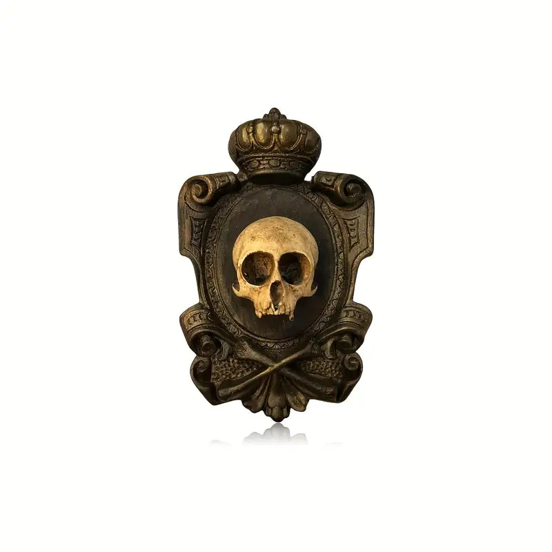 Gothic Skull Wall Hanging Decor - Resin Pendant