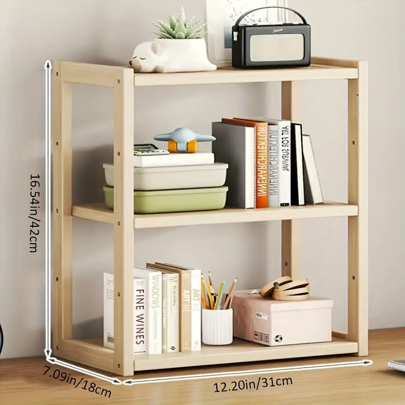 Multi-storey Wooden Bookshelves