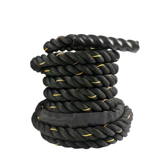 1pc Combat Rope for Core Strength Training - 6m Physical Fitness Rope(Black)