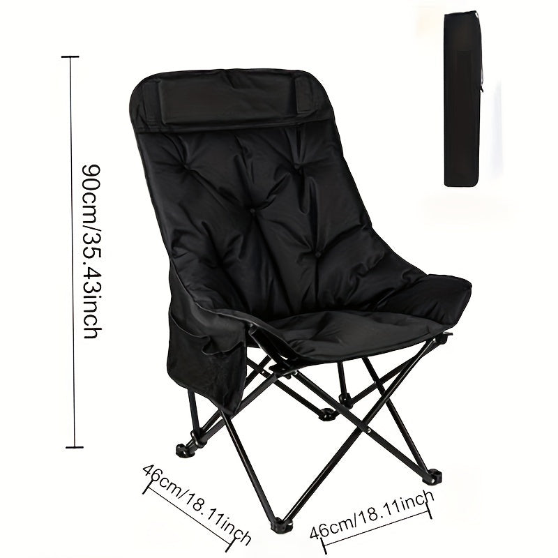 High Back Portable Folding Moon Chair