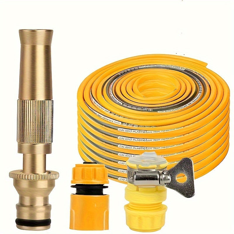 Expandable Zinc Alloy Garden Hose with Spray Gun