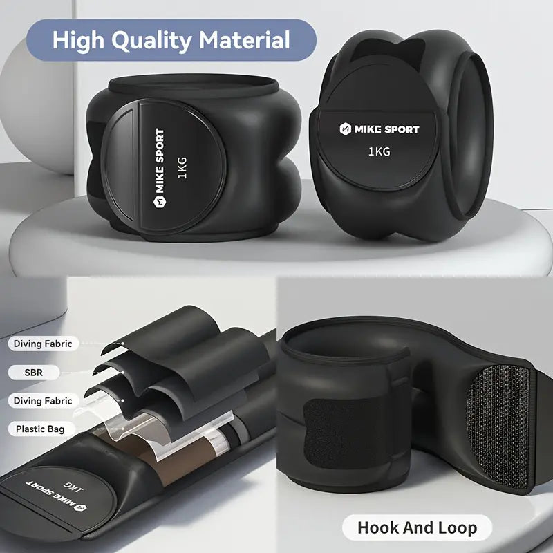 Invisible Weighted Wristbands - 1.81kg