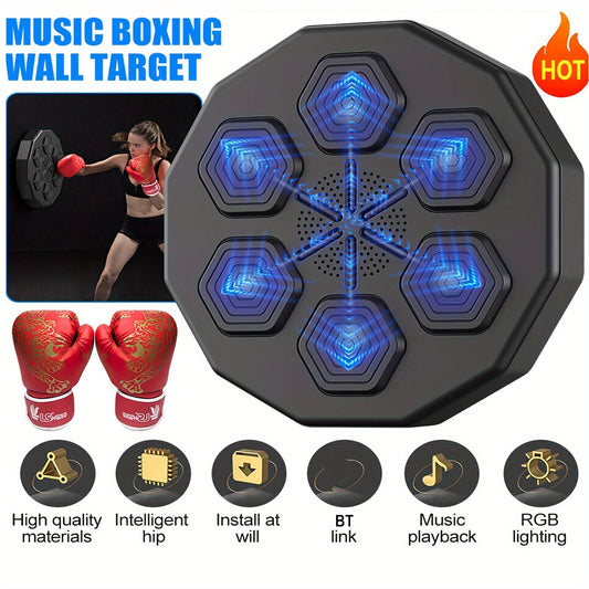 Smart Wall-Mounted Boxing Trainer with Gloves