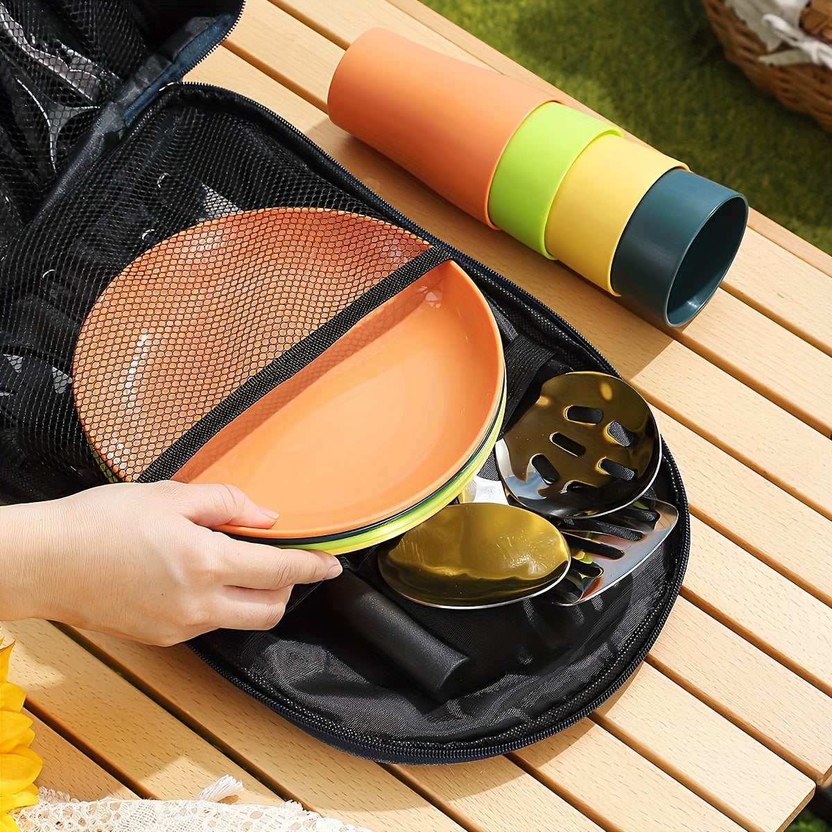 Camping Cooking Set Outdoor Kitchen Utensils (31pcs)