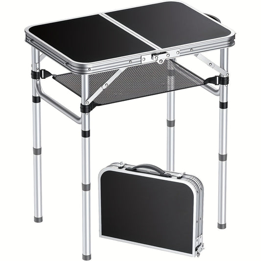 Folding Camping Table Adjustable Height